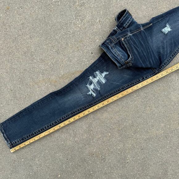 Daytrip Lynx Skinny Jeans Distressed Front Stretch 26R - Picture 9 of 9